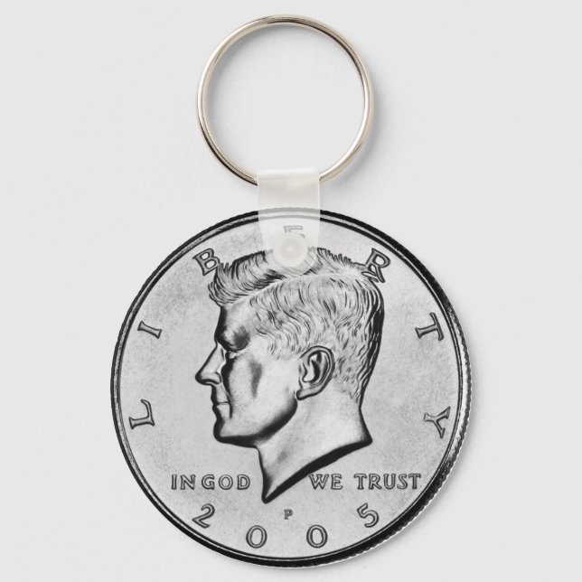 Kennedy Half Dollar Key Ring (Front)