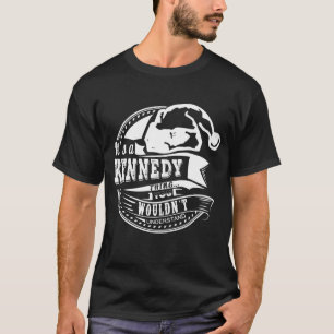 Kennedy- Hat Xmas Personalised Name T-Shirt