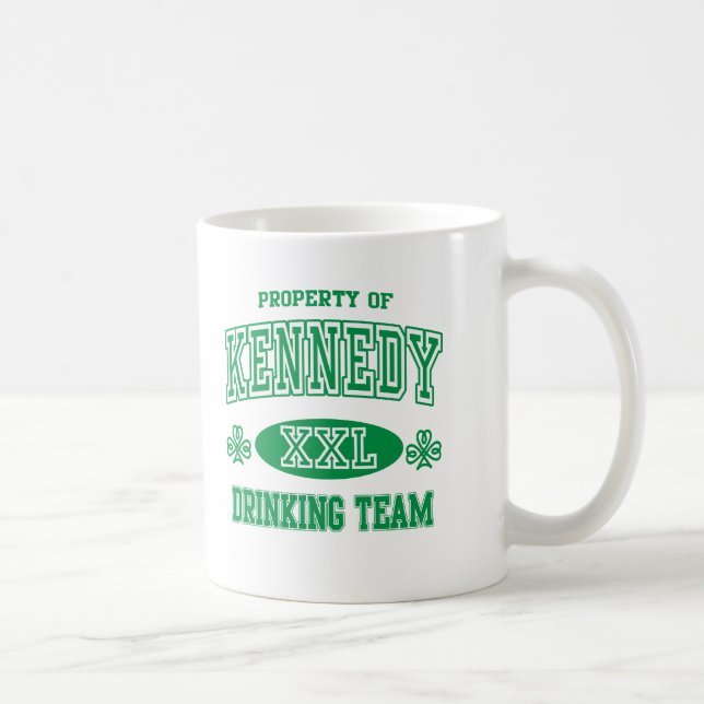 Kennedy Irish Drinking Team Coffee Mug (Right)