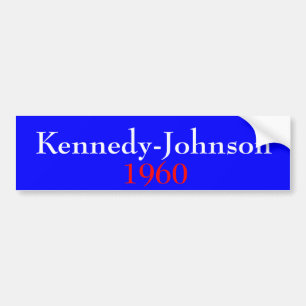 Kennedy-Johnson 1960 Bumper Sticker