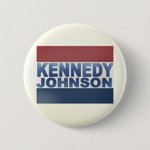 Kennedy Johnson Campaign 6 Cm Round Badge