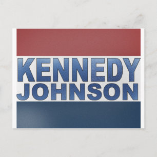 Kennedy Johnson Campaign Postcard