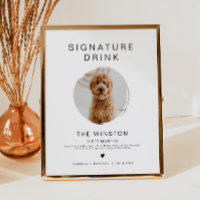 KENNEDY Minimalist 1 Photo Pet Signature Drink Po