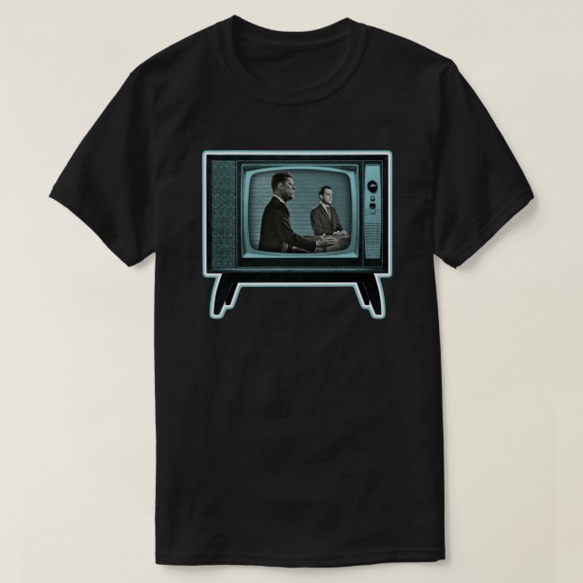 Kennedy Nixon 1960 TV Debate T-Shirt (Design Front)