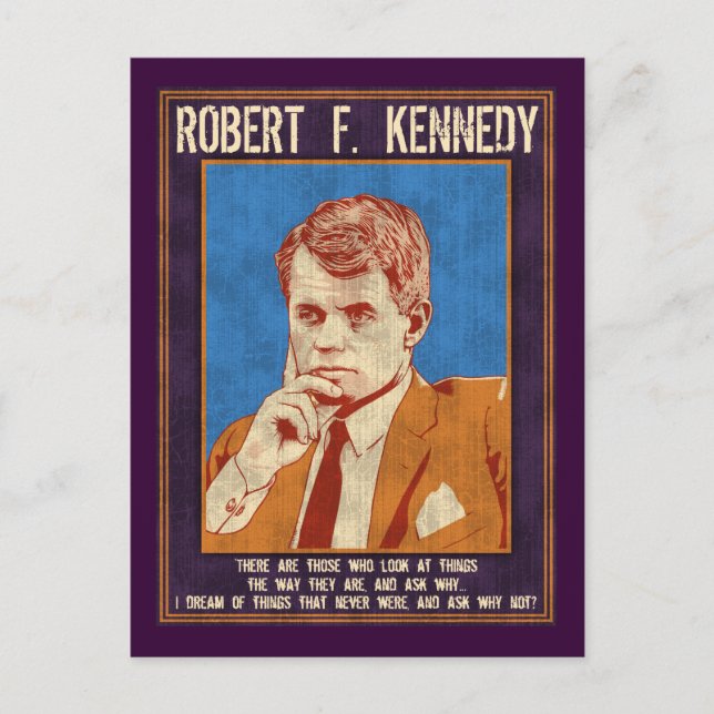 Kennedy, Robert - "Why Not?" Postcard (Front)