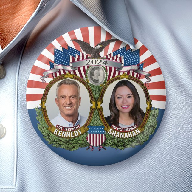 Kennedy Shanahan 2024 - Collectable Campaign 7.5 Cm Round Badge (Campaign Button)
