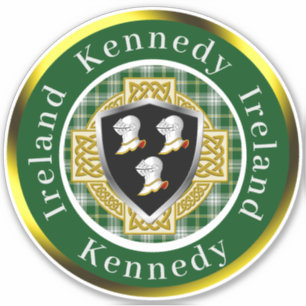 Kennedy Shield & Celtic Cross Personalized