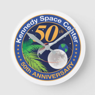 Kennedy Space Centre (50th Anniversary)   Round Clock