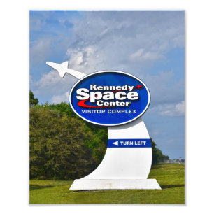 Kennedy Space Centre Visitor Complex Sign