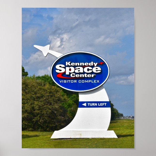 Kennedy Space Centre Visitor Complex Sign (Front)