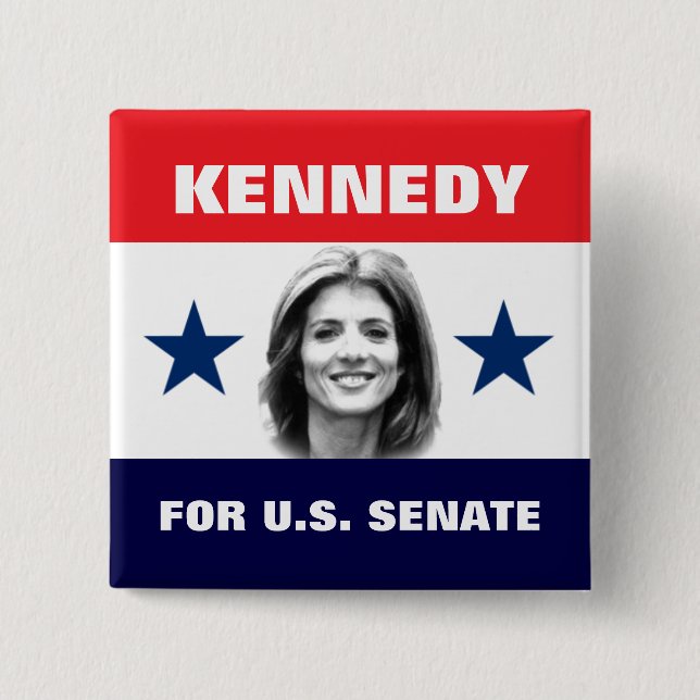 KENNEDY (SQUARE) 15 CM SQUARE BADGE (Front)