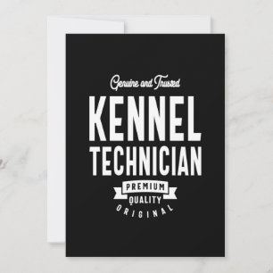 Kennel Technician Job Title Gift Thank You Card