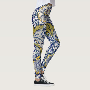 Kennet by William Morris, Vintage Textile Art Leggings