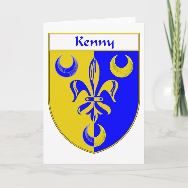 Kenny Coat of Arms/Family Crest Holiday Card (Front)