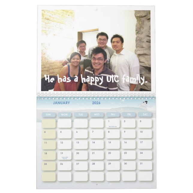 Kenny liang calendar (Jan 2026)
