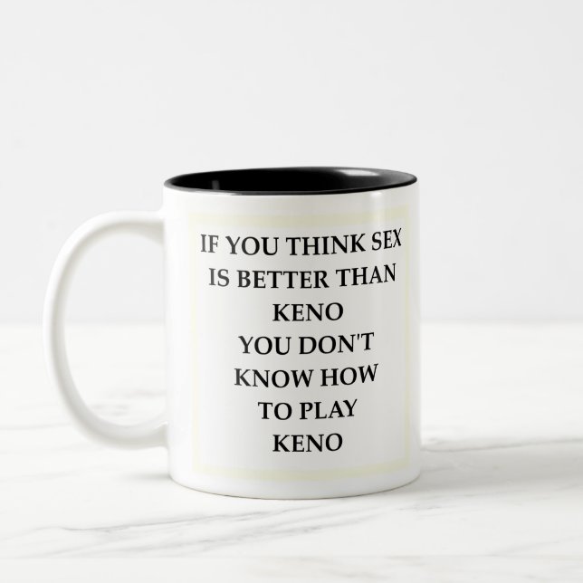 KENO Two-Tone COFFEE MUG (Left)