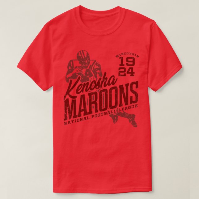 Kenosha Maroons T-Shirt (Design Front)