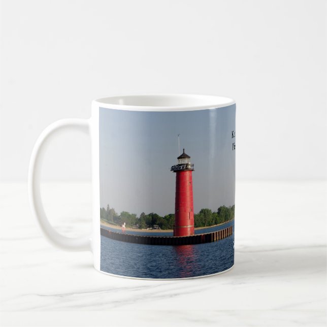 Kenosha North Pierhead Light mug (Left)