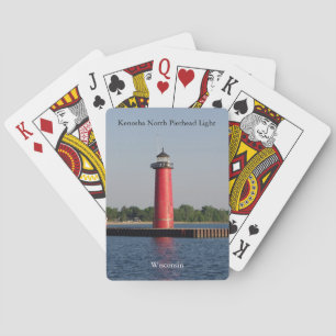 Kenosha North Pierhead Light playing cards