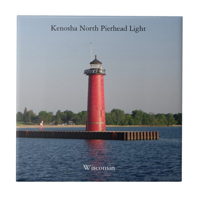 Kenosha North Pierhead Light tile (Front)