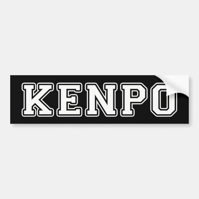 Kenpo Bumper Sticker (Front)