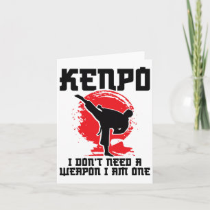 Kenpo Fighter Weapon Kenpo Instructor Karate Marti Card