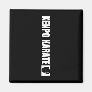 Kenpo Karate Coach Vintage Distressed American Ken Magnet