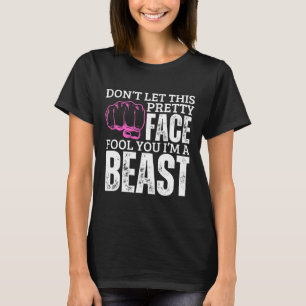 Kenpo Karate Girl I'm A Beast Funny Women American T-Shirt