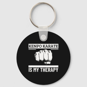 Kenpo Karate Is My Therapy Funny American Kenpo Key Ring