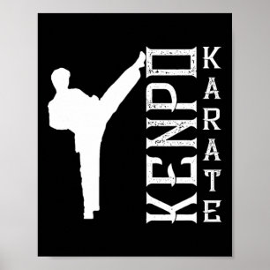 Kenpo Karate Japan Defence Fighter Coach Martial A Poster