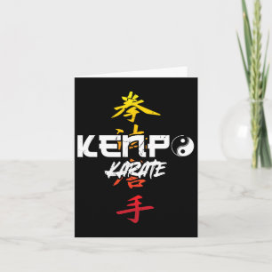 Kenpo Karate Karate  Card