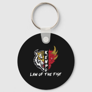 Kenpo Karate Law Of The Fist Funny Saying Martial Key Ring