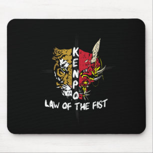 Kenpo Karate Law Of The Fist Martial Arts Mouse Pad
