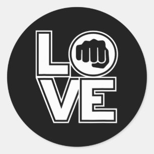 Kenpo Karate Love Funny Proud American Kenpo  Classic Round Sticker