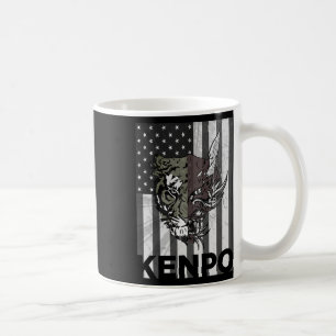 Kenpo Karate Martial Arts American Flag Women Men Coffee Mug