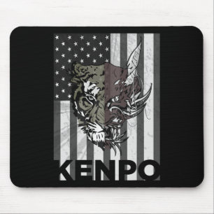 Kenpo Karate Martial Arts American Flag Women Men Mouse Pad