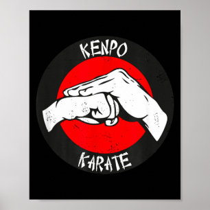 Kenpo Karate Self Defence Martial Arts Fists Poster