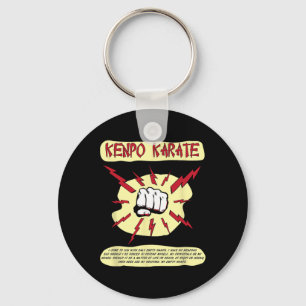 Kenpo Karate Self Defence Martial Arts Key Ring