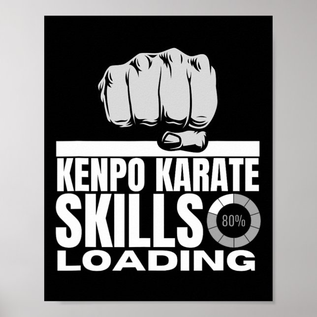 Kenpo Karate Skills Loading Funny American Kenpo 2 Poster (Front)