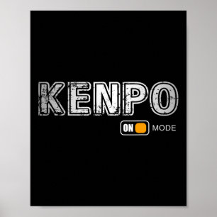 Kenpo Mode Martial Arts Karate Apparel - Kenpo  Poster