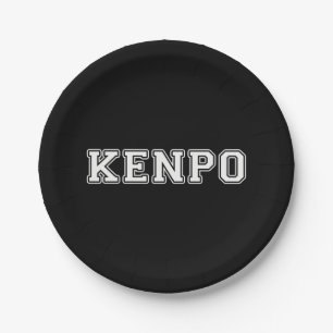 Kenpo Paper Plate