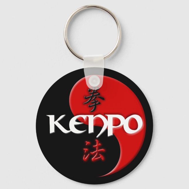 Kenpo Yin Yang Key Chain (Front)