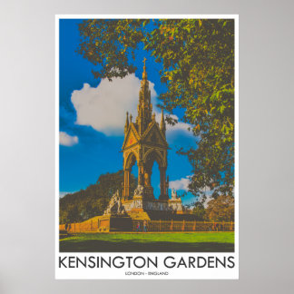 Kensington Gardens, London, England Poster