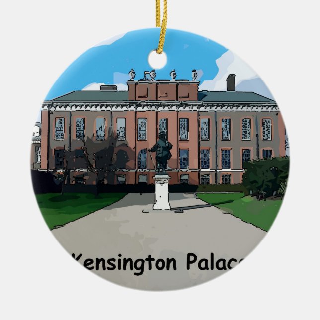 Kensington Palace Ceramic Ornament (Front)