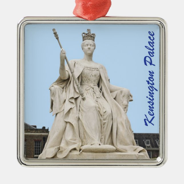 Kensington Palace's Queen Victoria Statue Metal Ornament (Front)