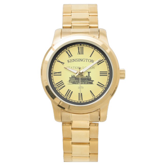 Kensington Station ~ London England ~ 1879 ~ Watch (Front)