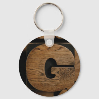 Kent-and-London-Alphabet-Drawers-Letter-G Key Ring