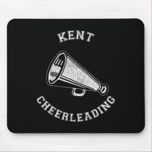 Kent Cheer Distressed Retro 90's Cheerleader  Mouse Pad
