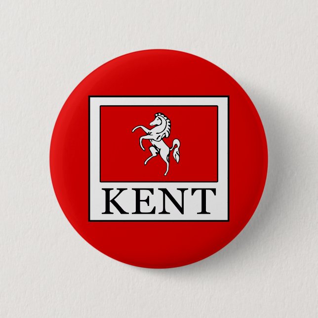 Kent County England 6 Cm Round Badge (Front)