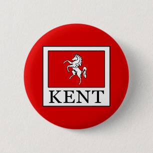 Kent County England 6 Cm Round Badge